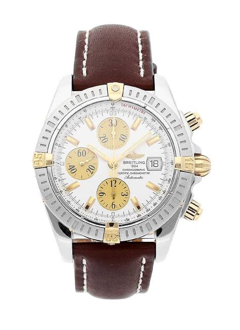 breitling chronomat evolution leather strap|breitling chronomat evolution automatic.